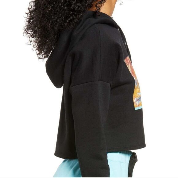 NWT BP Livin It Up Crop Hoodie Sweatshirt Sz M NEW - Picture 2 of 13